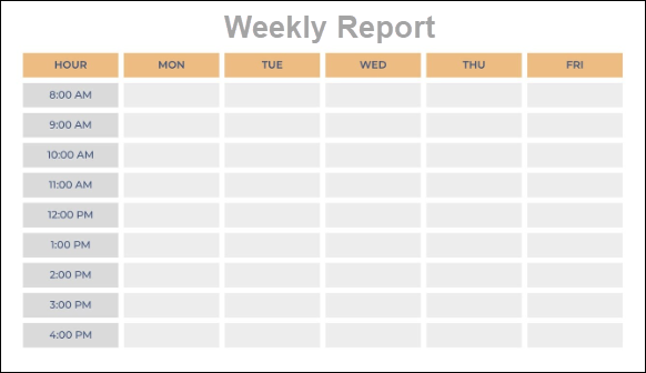 Weekly Status Report Format Excel Download