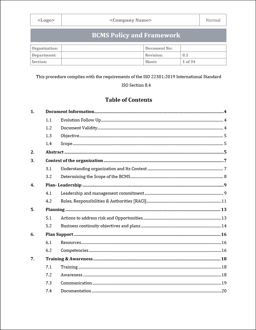 ISO 22301