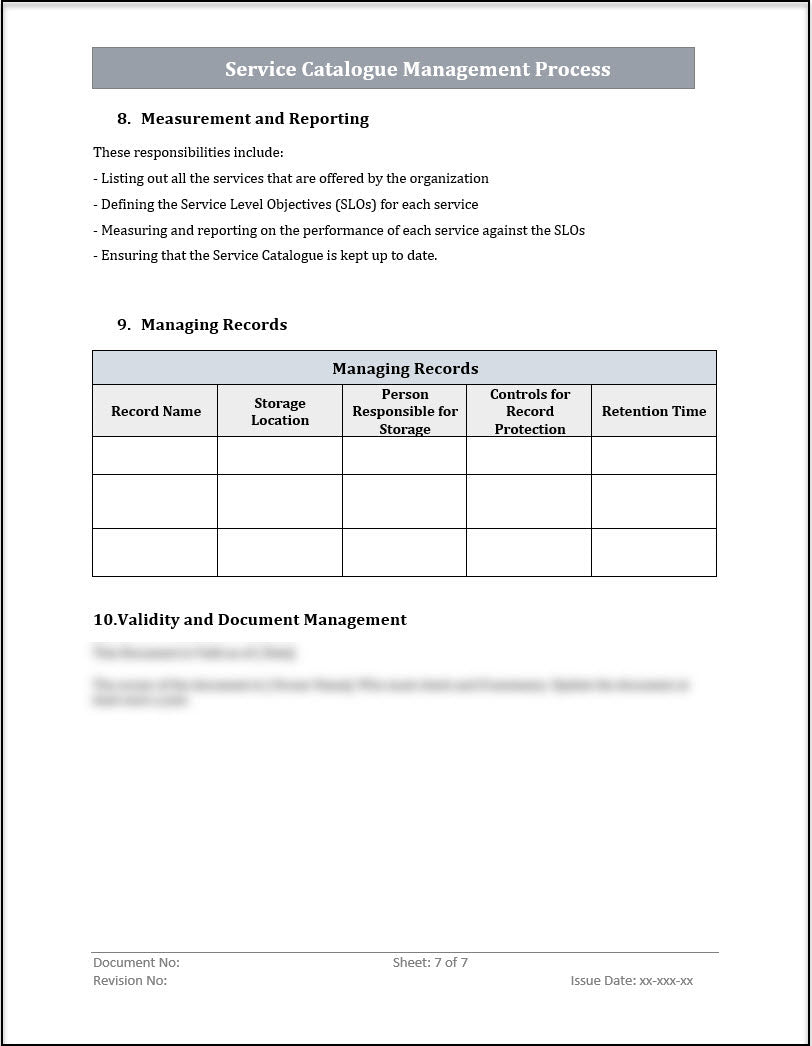 ISO 20000 Documentation Toolkit