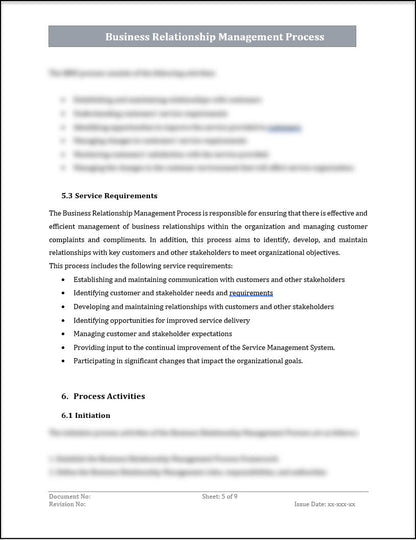 ISO 20000 Documentation Toolkit