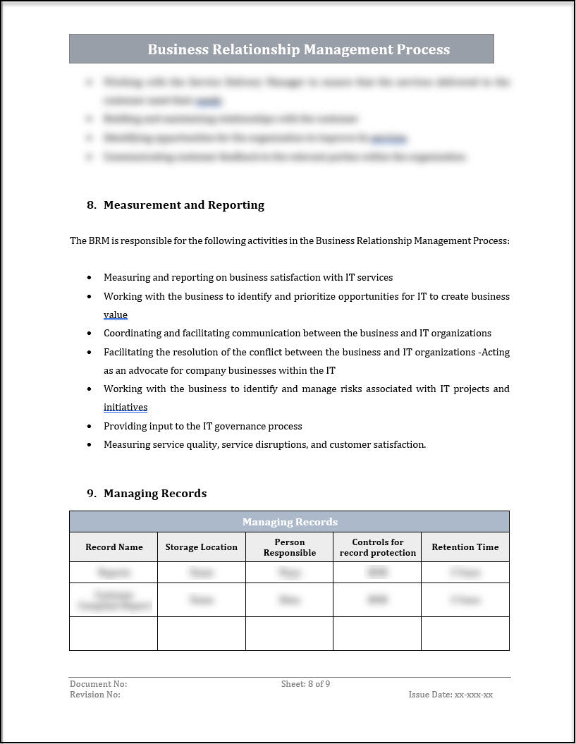 ISO 20000 Documentation Toolkit