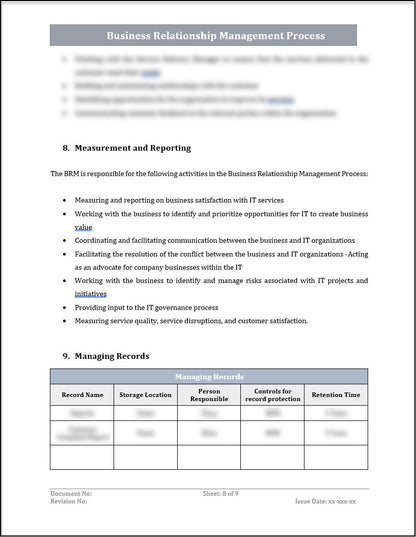 ISO 20000 Documentation Toolkit