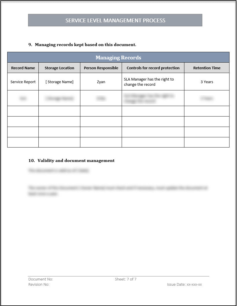 ISO 20000 Documentation Toolkit