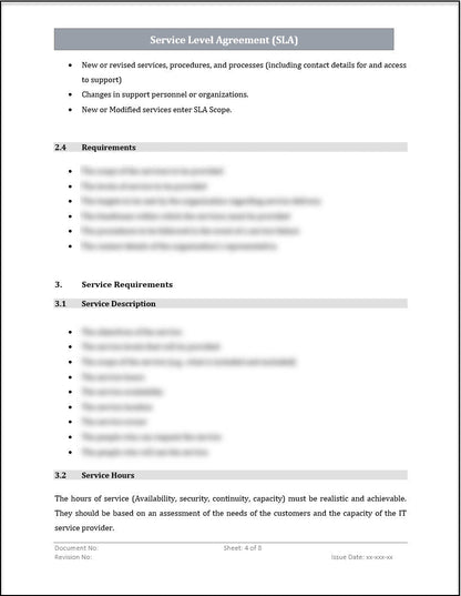 ISO 20000 Documentation Toolkit