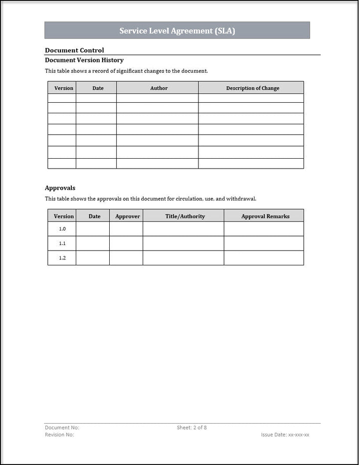 ISO 20000 Documentation Toolkit