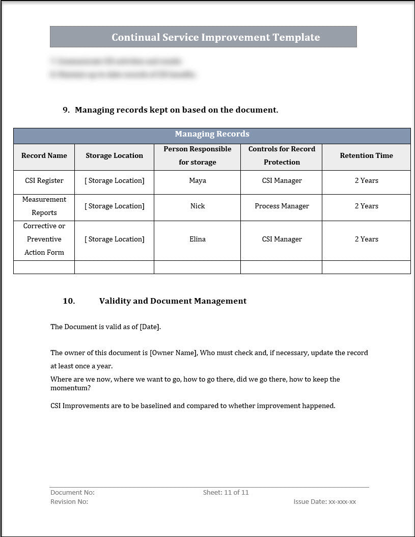 ISO 20000 Documentation Toolkit