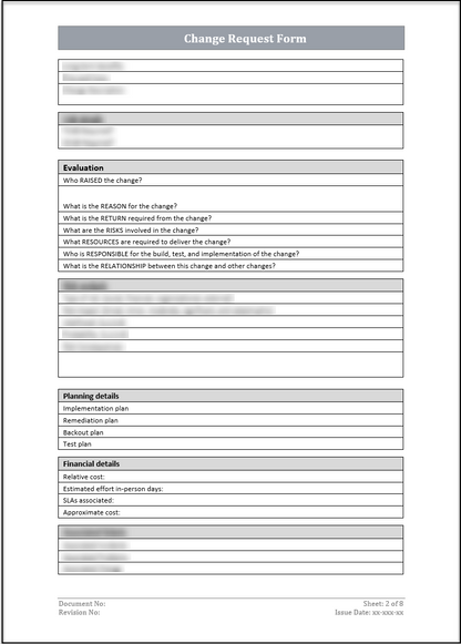 ISO 20000 Documentation Toolkit