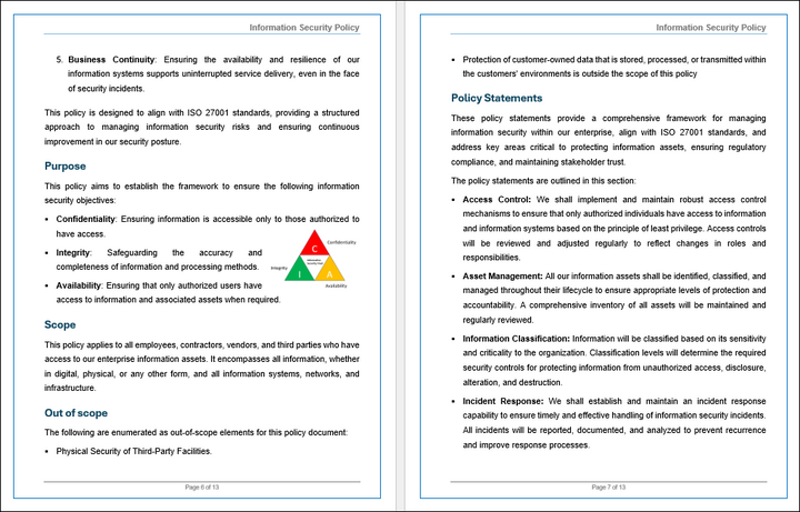 APO13- Information Security Policy Template