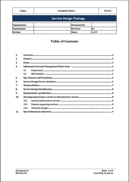 ISO 20000 Documentation Toolkit