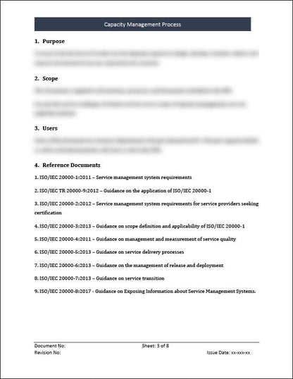 ISO 20000 Documentation Toolkit