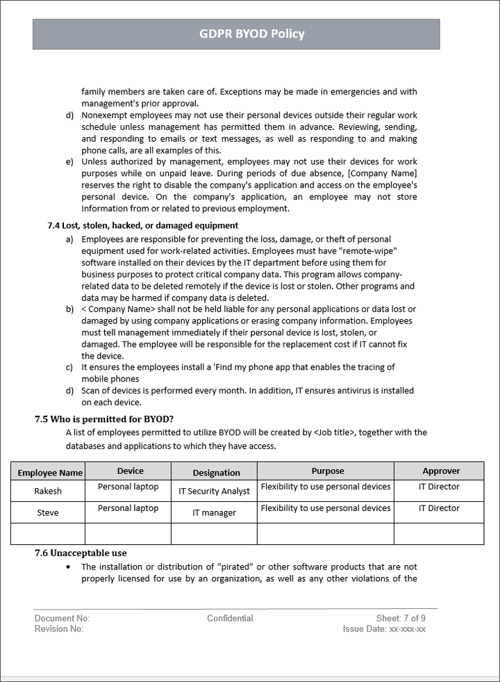 GDPR Implementation Toolkit