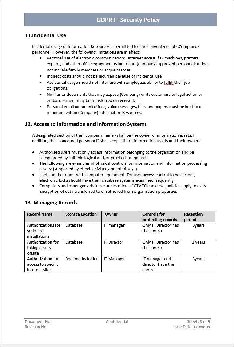 GDPR Implementation Toolkit