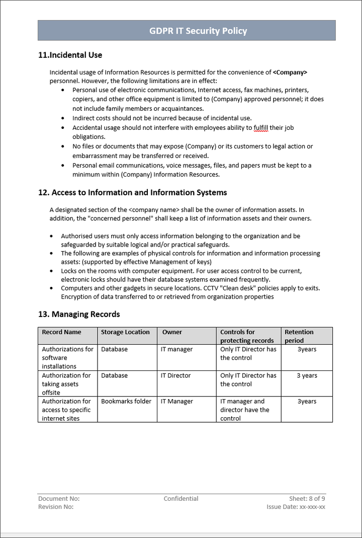 GDPR Implementation Toolkit