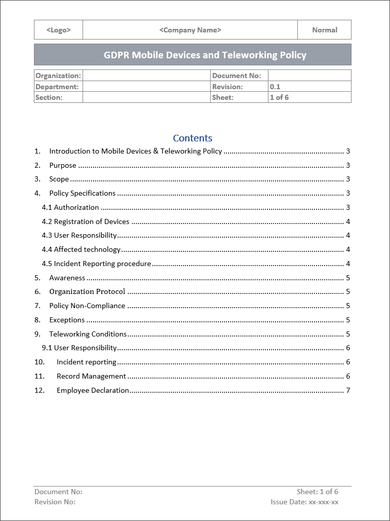 GDPR Implementation Toolkit