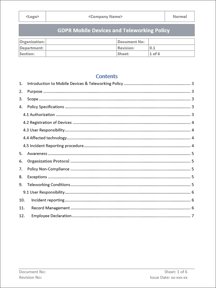 GDPR Implementation Toolkit