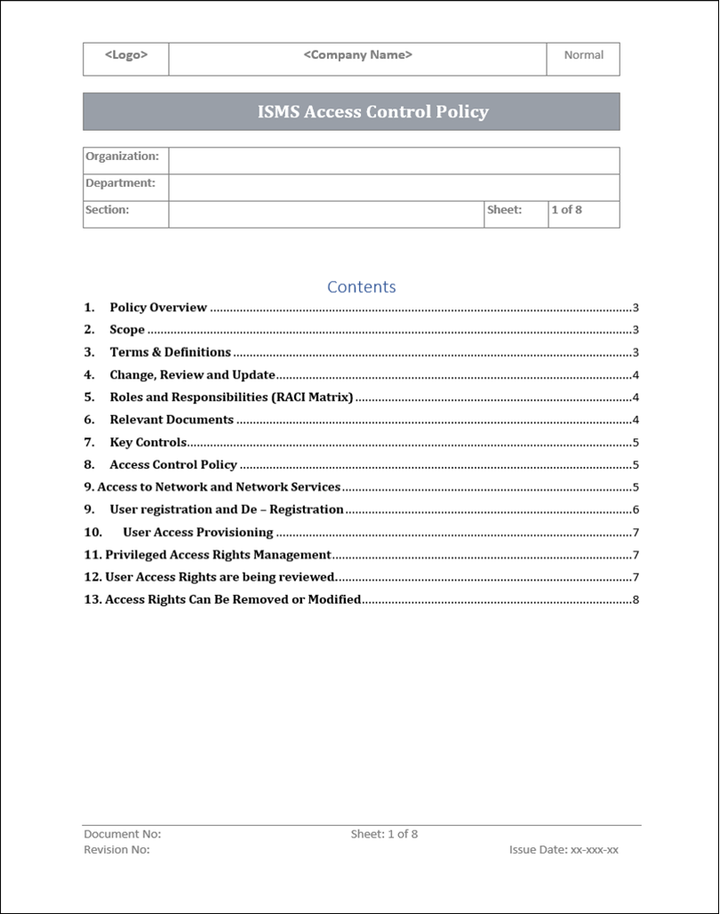 ISO 27001:2022 Documentation Toolkit