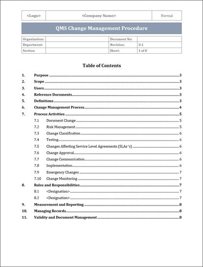 ISO 9001 Documentation Toolkit