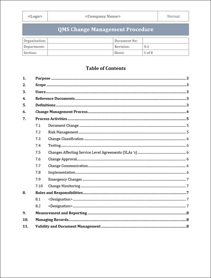 ISO 9001 Documentation Toolkit