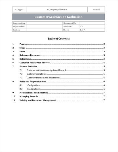 ISO 9001 Documentation Toolkit