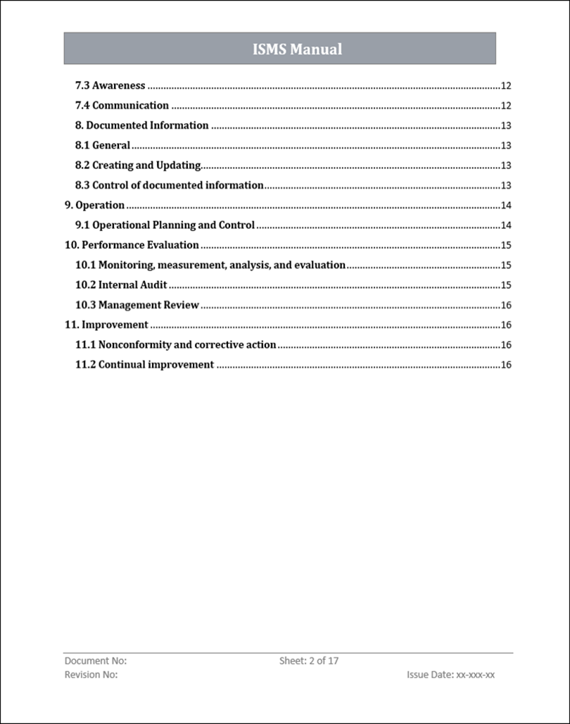 ISO 27001:2022 Documentation Toolkit