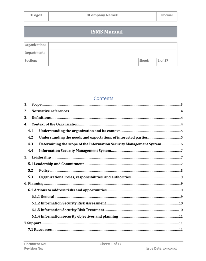 ISO 27001:2022 Documentation Toolkit