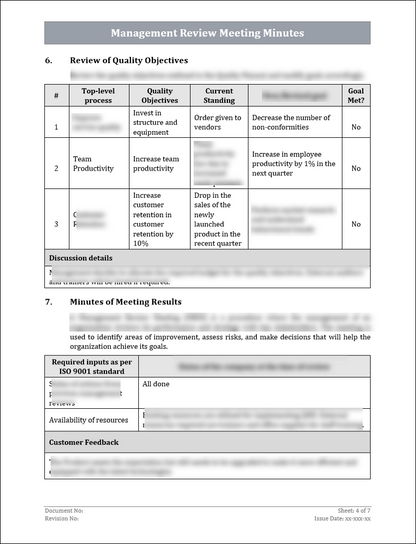 ISO 9001 Documentation Toolkit