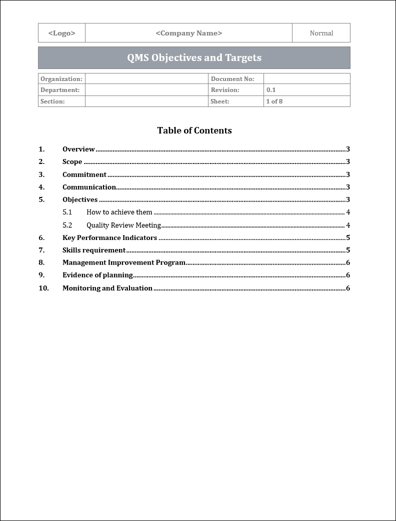 Iso 9001 Documentation toolkit