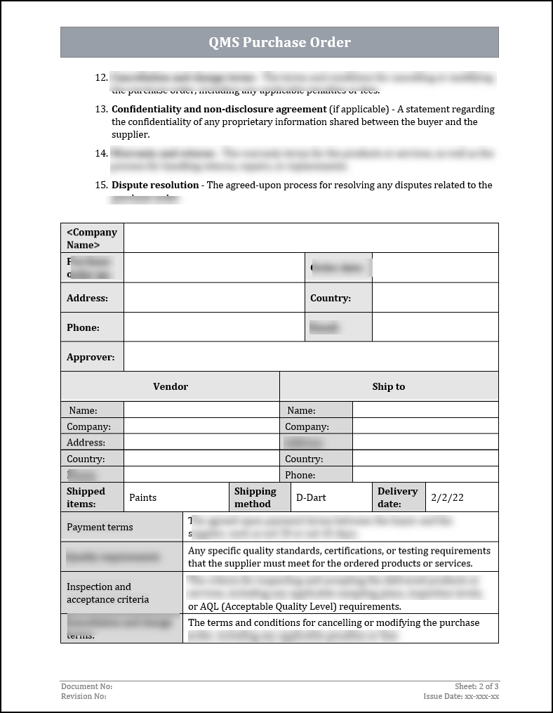 ISO 9001 Documentation Toolkit