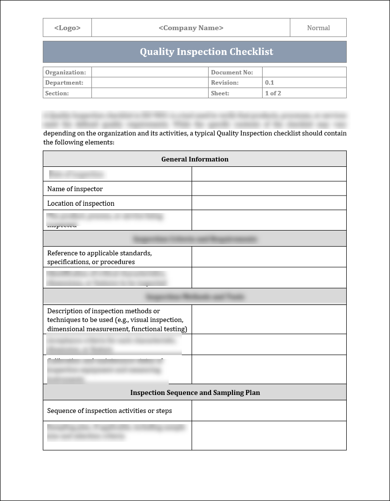 ISO 9001 Documentation Toolkit