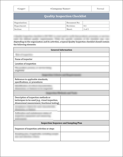 ISO 9001 Documentation Toolkit