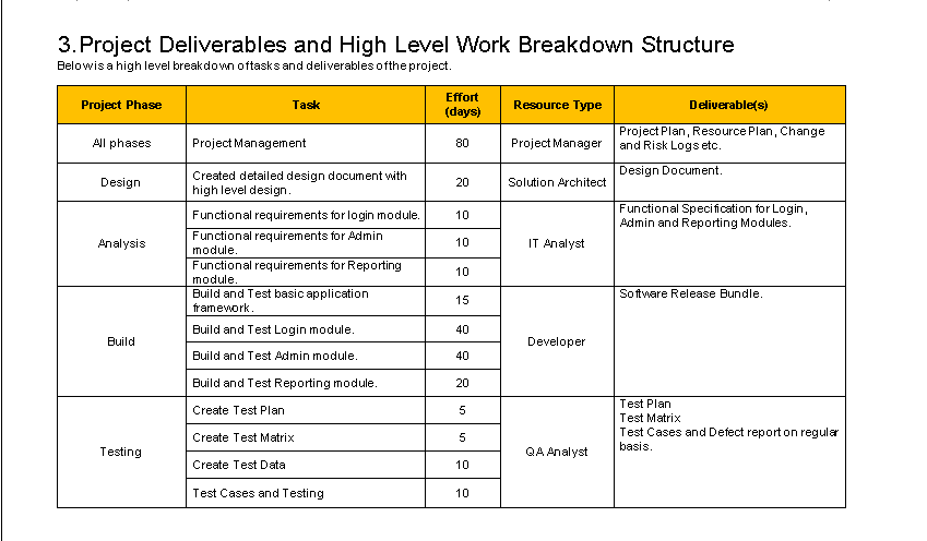 Resource Management Plan Word Template