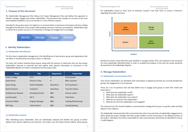 Stakeholder Management Plan 