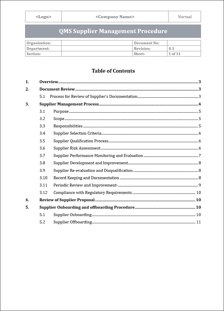 Iso 9001 Documentation toolkit