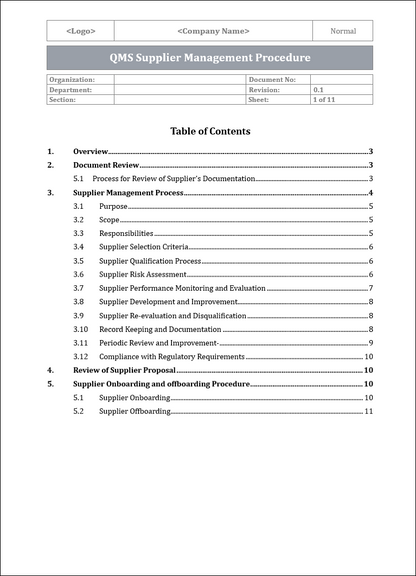 Iso 9001 Documentation toolkit