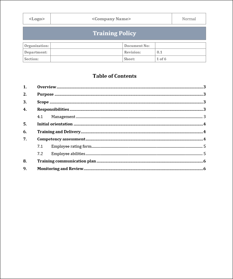 Iso 9001 Documentation toolkit