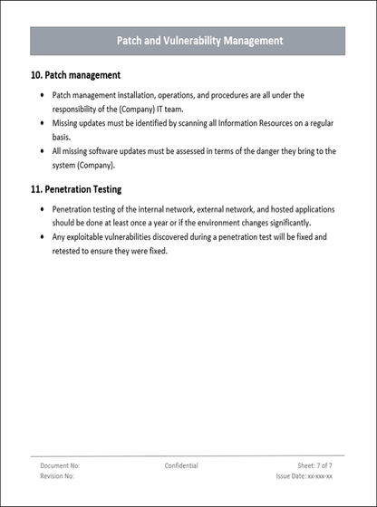 Patch and vulnerability management, Patch management